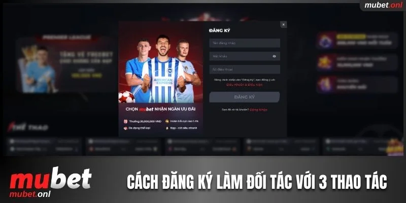 Đăng ký làm đối tác đơn giản với 3 bước